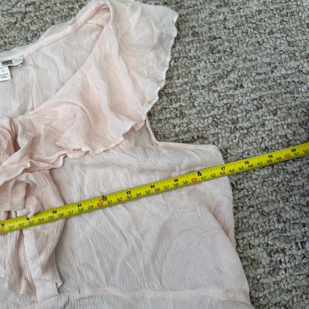 Ella Moss Tank Women Small Ruffle Sheer Fairy Light‎ - Picture 3 of 9